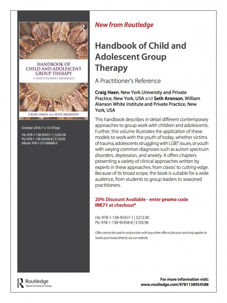 Handbook of Child and Adolescent Group Therapy